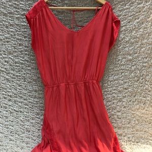 Express Beautiful Coral Dress